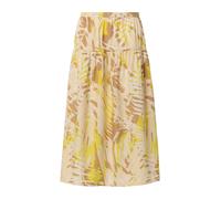 COMMA Jupe beige / crème / jaune, Taille 44