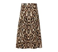 COMMA Jupe beige / umbra / noir, Taille 40