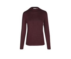 COMMA Langarmshirt rouge foncé | 40