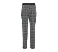 COMMA Leggings noir / blanc, Taille L