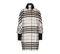 COMMA Manteau mi-saison bleu / marron / blanc, Taille M