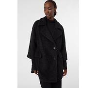 COMMA Manteau mi-saison noir chiné, Taille M