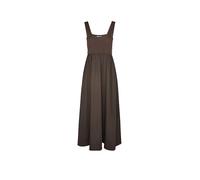 Robe longue midi en mélange de tissus femme COMMA Marron 44