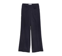 COMMA Pantalon à plis bleu marine, Taille 34
