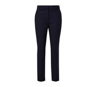 COMMA Pantalon à plis bleu marine, Taille 52