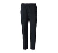 COMMA Pantalon à plis marine / argent, Taille 46