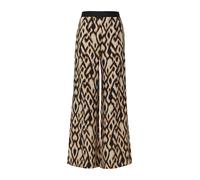 COMMA Pantalon beige / cognac / noir, Taille 56