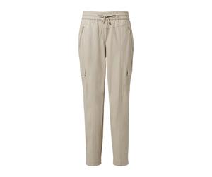COMMA Pantalon cargo beige clair, Taille 52