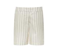 COMMA Pantalon chino crème / noir, Taille 44