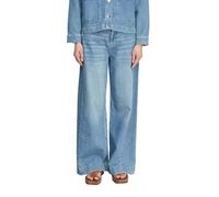 Comma Pantalon en Jean à Jambes Larges