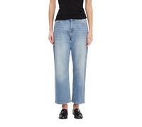 Comma Pantalon en Jean Cropped, Coupe Droite