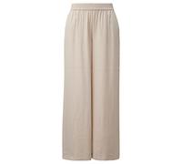 Comma Pantalon Large pour Femme 2180542, Beige Clair, 34