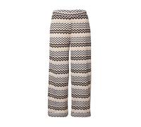 COMMA Pantalon mastic / noir / blanc, Taille 34