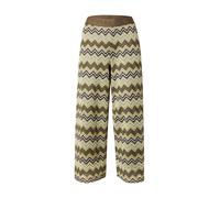 COMMA Pantalon vert / vert clair / noir / blanc, Taille 38