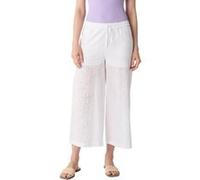 Comma Pants 7/8 White Taille: 34 | Évasés pantalons Outlet | Femme | Blanche