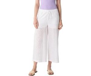 Comma Pants 7/8 White Taille: 40 | Évasés pantalons Outlet | Femme | Blanche