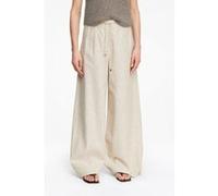 Comma Pants Beige Taille: 42 | Évasés pantalons Outlet | Femme | Marron