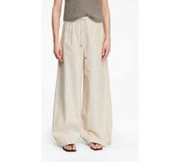 Comma Pants Beige Taille: 44 | Évasés pantalons Outlet | Femme | Marron