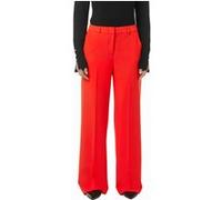 COMMA Pantalon à plis rouge orangé, Taille 34