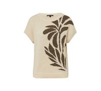 COMMA Pull-over beige / vert, Taille S