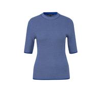 COMMA Pull-over bleu / blanc, Taille M