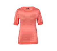 COMMA Pull-over corail / blanc, Taille XXXL
