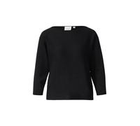 COMMA Pull-over noir chiné, Taille XS