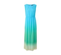 COMMA Robe beige / bleu / vert, Taille 32