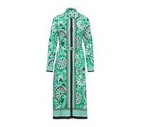 COMMA Robe-chemise bleu pastel / émeraude / blanc cassé, Taille 38