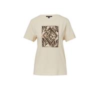 COMMA T-shirt beige / beige clair / marron / brun foncé, Taille S