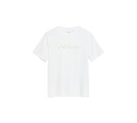 COMMA T-shirt beige / blanc, Taille XS
