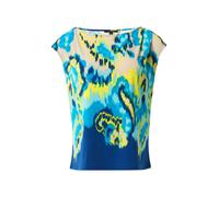 COMMA T-shirt beige / bleu ciel / jaune / citron vert, Taille L
