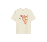 COMMA T-shirt beige clair / beige chiné / cognac / pitaya, Taille M