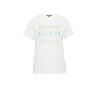 COMMA T-shirt bleu ciel / jaune / gris clair / blanc, Taille XL