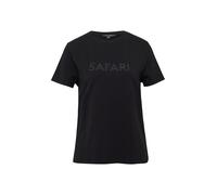 COMMA T-shirt noir / argent, Taille M