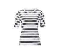 COMMA T-shirt noir / blanc, Taille XL
