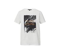 COMMA T-shirt or / noir / blanc, Taille S