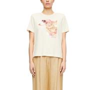Comma T-Shirt pour Femme (1 pièce), Blanc., 44