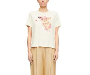 Comma T-Shirt pour Femme (1 pièce), Blanc., 44