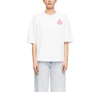 Comma T-Shirt pour Femme (1 pièce), Blanc., S