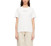 Comma T-Shirt pour Femme 2180167 01D8 Blanc 36