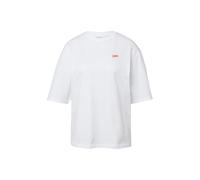 COMMA T-shirt rouge foncé / blanc, Taille S
