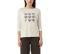 Comma T-shirts Offwhite Taille: 36 | Chemises Outlet | Femme | Blanc