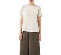 COMMA T-shirt beige clair / rosé, Taille S