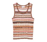 COMMA Tops en tricot ivoire / mastic / brun foncé / rose clair, Taille 4XL