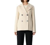 COMMA Manteau mi-saison crème, Taille XXL
