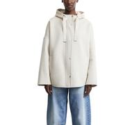 Cape boutonnée capuche en laine femme COMMA M