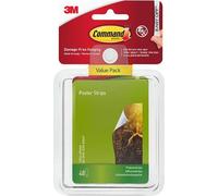 Command 17024-VP Poster Stripe Value Pack 48pk WI2305 (Taille unique) (Une couleur)