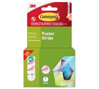 Command 17024VP Lot de 48 bandes adhésives pour posters et calendriers - Blanc