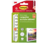 Command 3M Bandes d'accroches tableaux XL - Lot de 4 paires